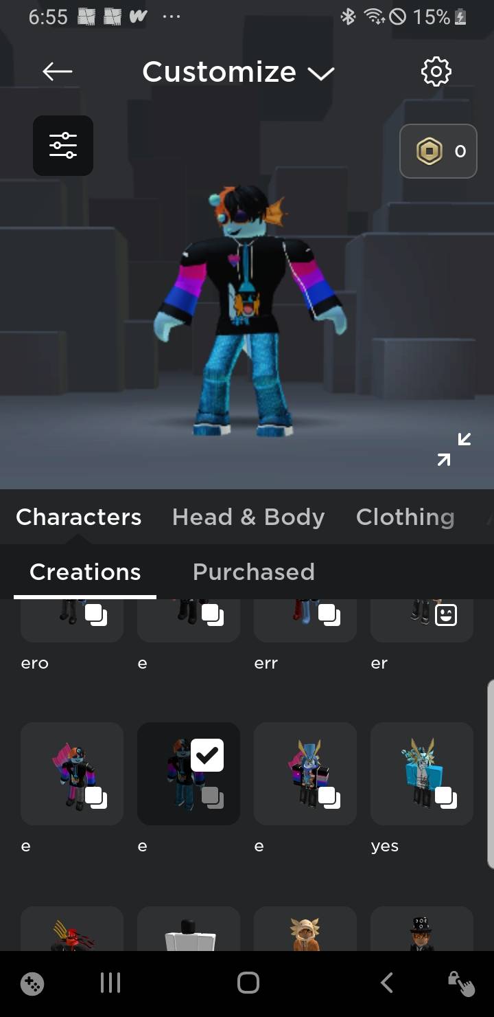 my roblox avatar Minecraft Skin