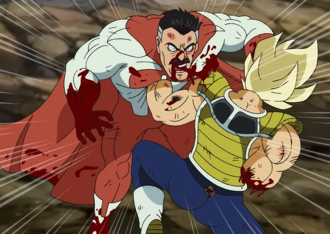 OMNI-MAN vs BARDOCK! (Invincible vs Dragon Ball Super)