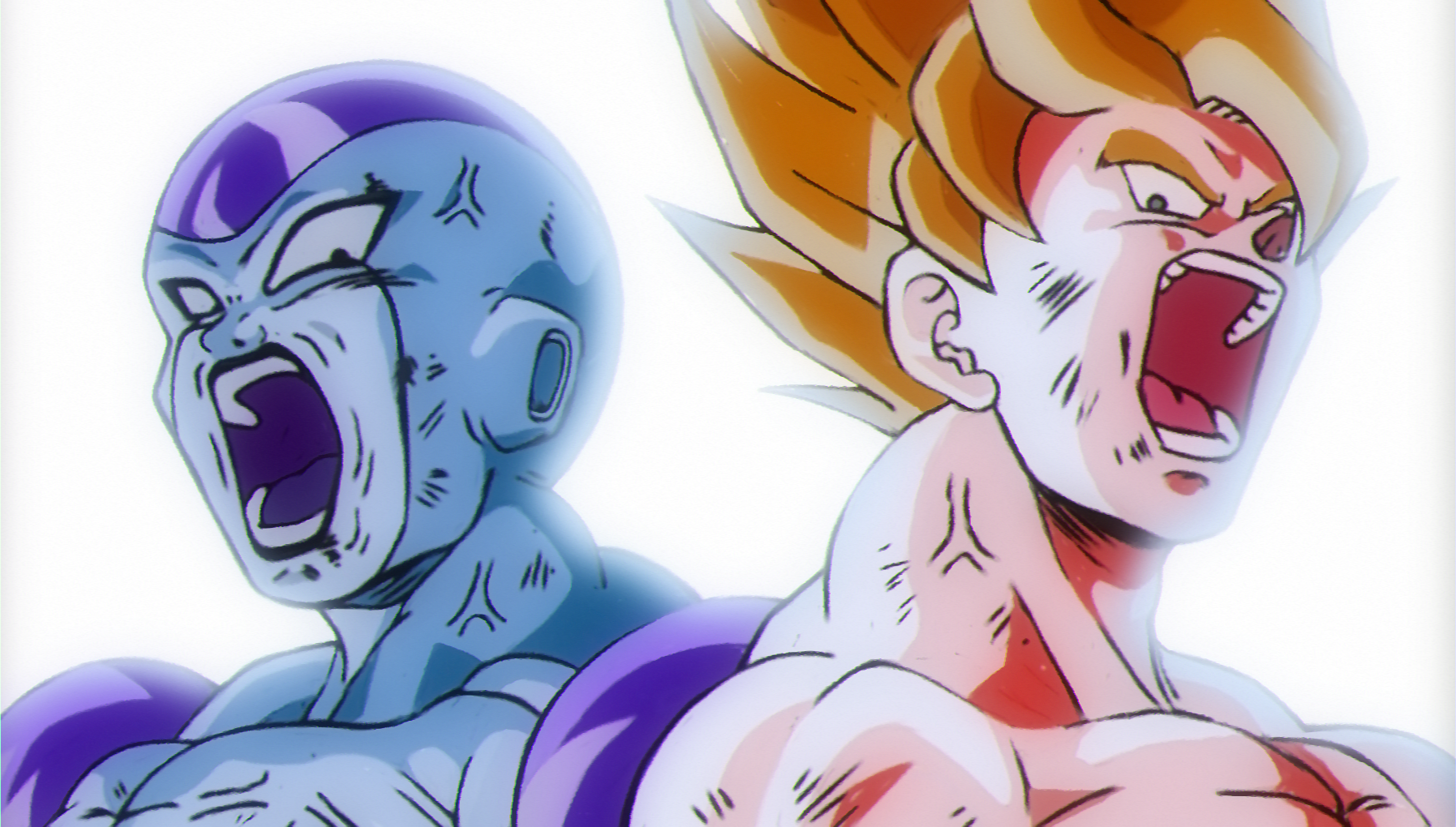 Goku and Freezer from DBS in DBZ's style by The-Radger457 on DeviantArt