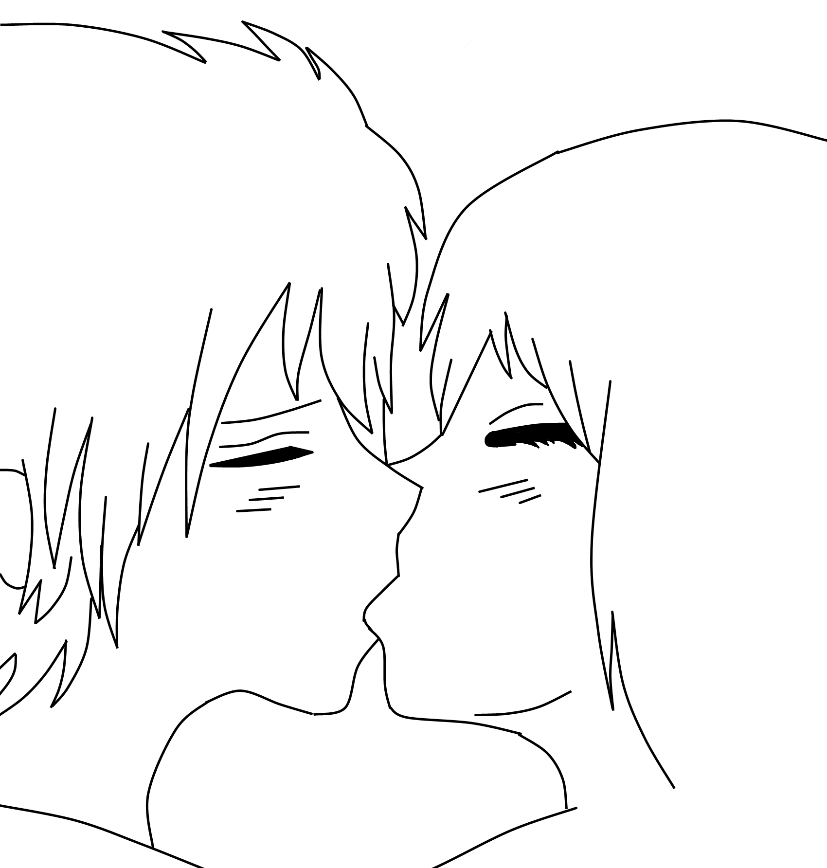 Featured image of post Anime Couple Kissing Base Drawing Kiss base by xxsassychizzxx on deviantart