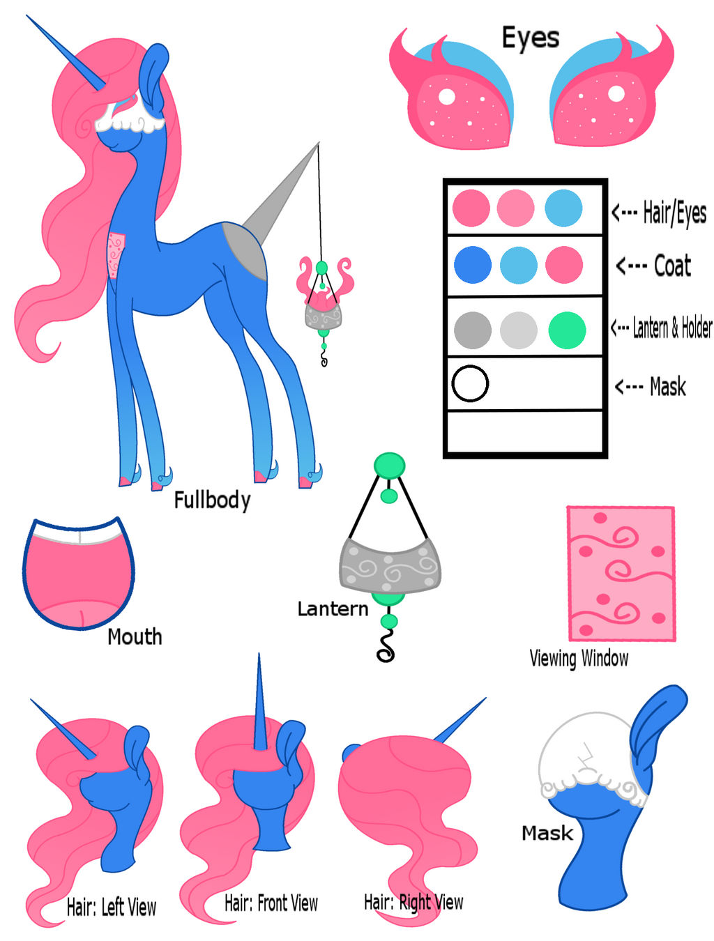 Chama Lune Reference Sheet