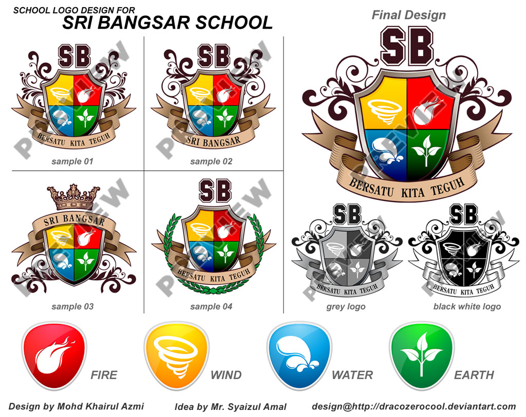 Sri Bangsar School Logo By Dracozerocool On DeviantArt sri-bangsar-school-logo-by-dracozerocool-on-deviantart