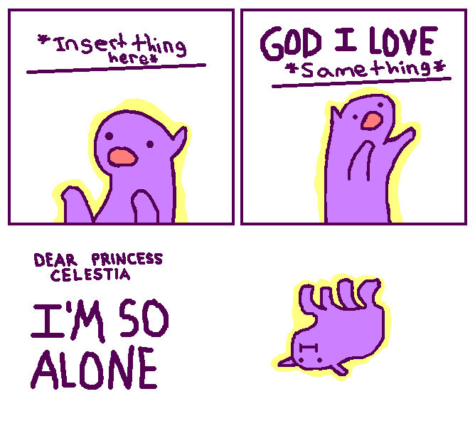 MLP Base: I'm So Alone Meme by apple-shy on DeviantArt