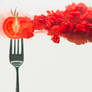 Disintegrated tomato