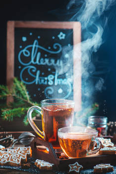 Cozy Christmas (with tea and cookies)