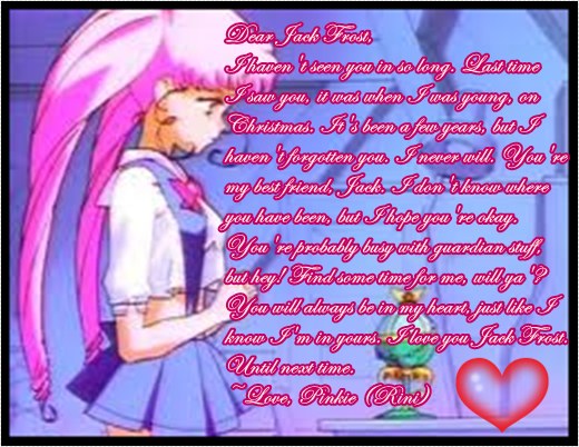 Sailor Moon: Rini's Letter to Jack Frost