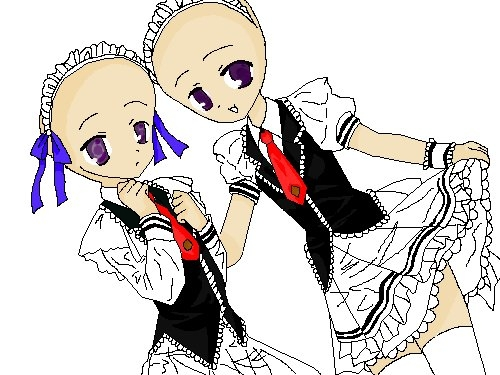 two maids, original base