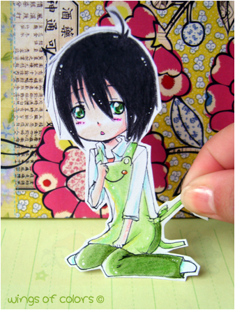 Nabari no Ou - Paper Children by WingsofColors
