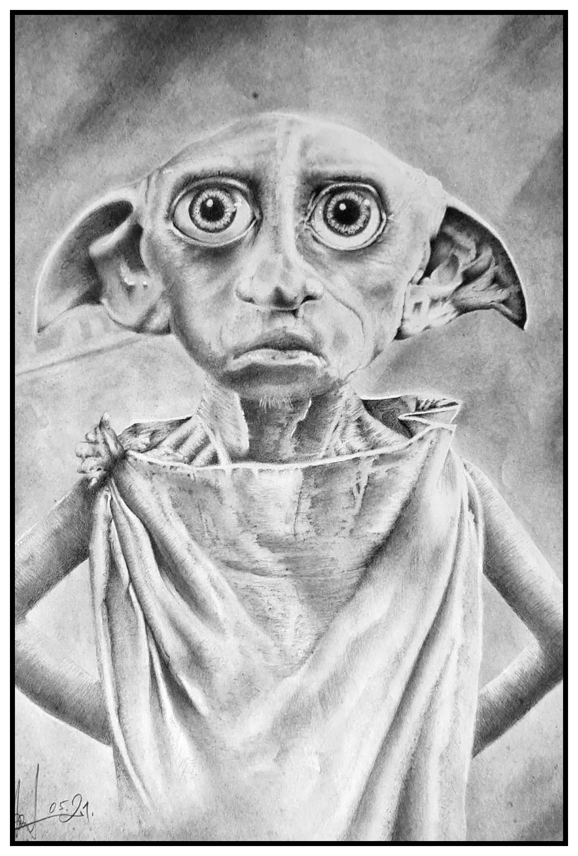 How To Draw Realistic Dobby how-to-draw-realistic-dobby