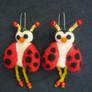 Ladybug earrings