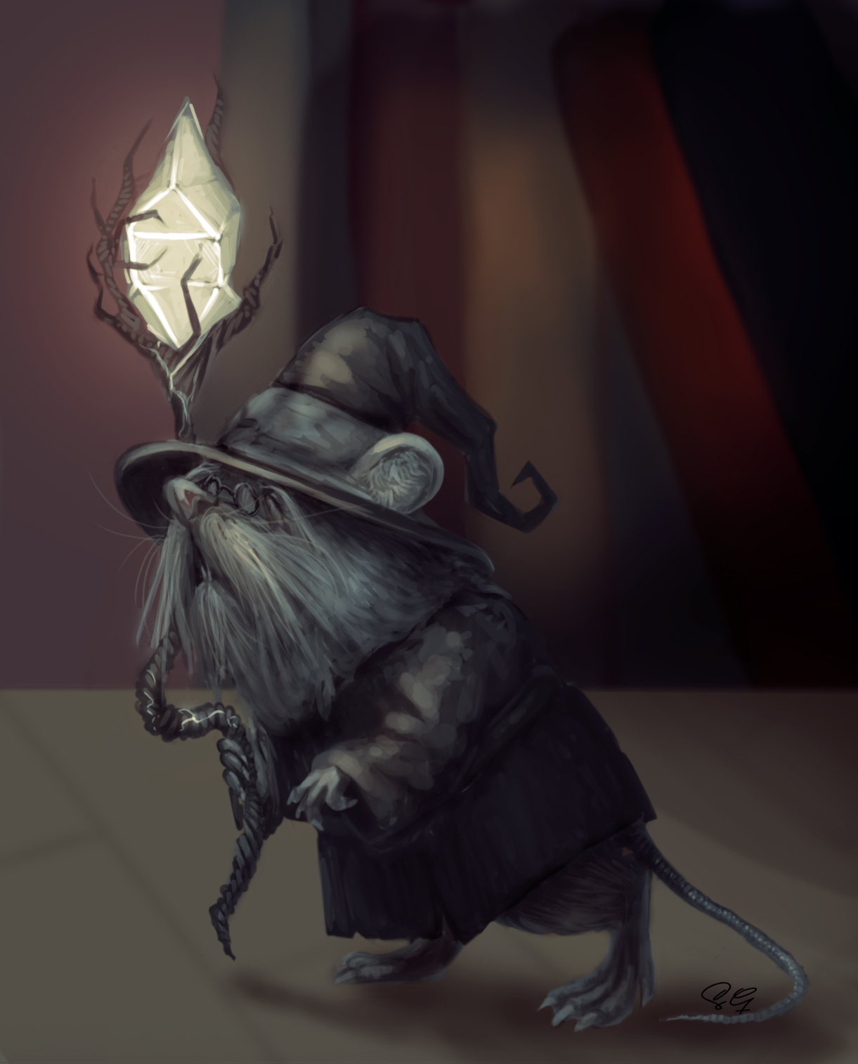Magical Mouse wizard by Stellartistic on DeviantArt
