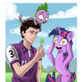 Human, Twilight and Spike