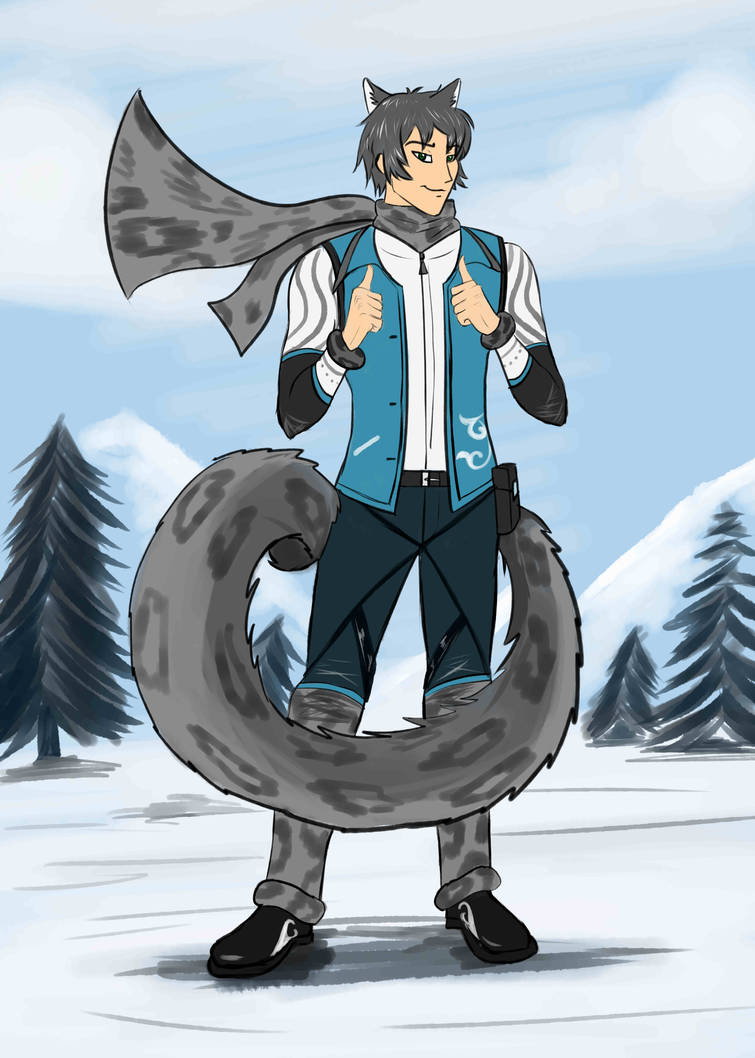 OC Snow Leopard Human by Arkhat on DeviantArt