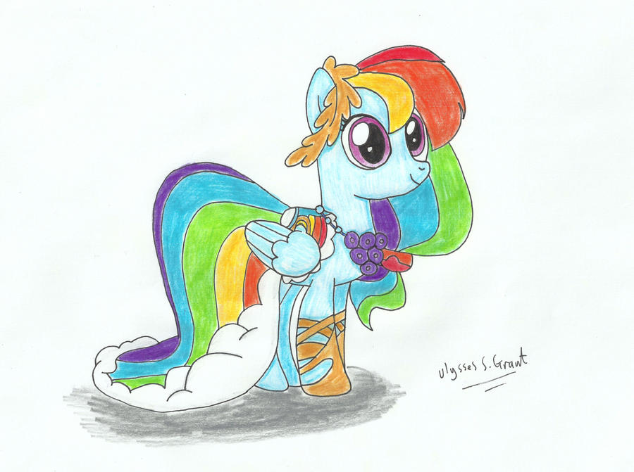 Rainbow Dash at the Gala