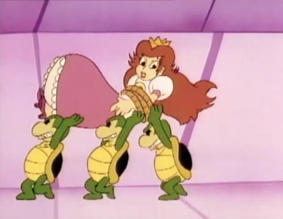 Princess Toad Racing Princess Toadstool Carried Away By Koopa Troopas by NessisEpic on ...