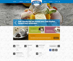 Ulker Golf Ice Cream Web Design