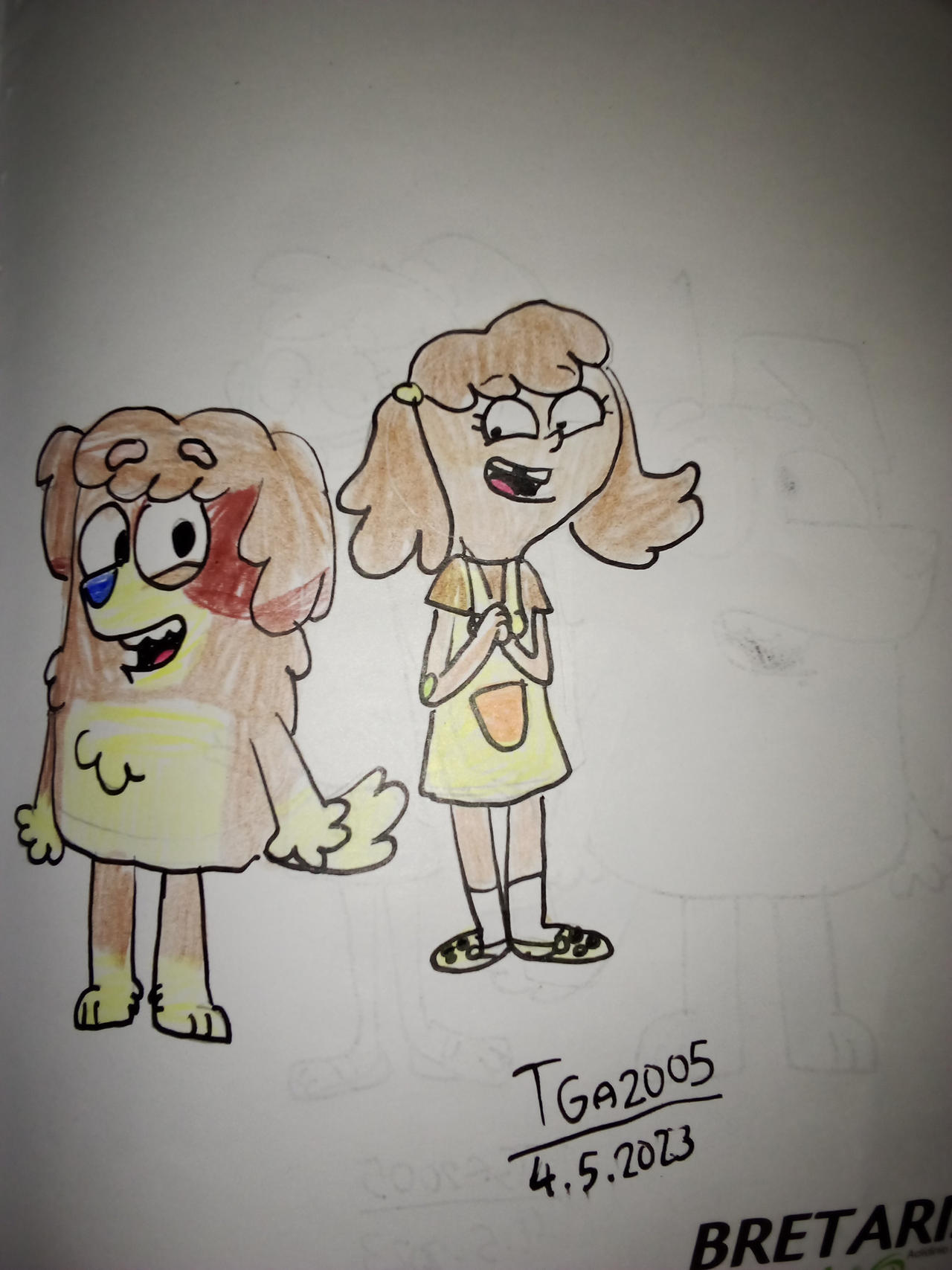 Humanized! Brenda Cavapoo-Heeler by RPS-addicted on DeviantArt