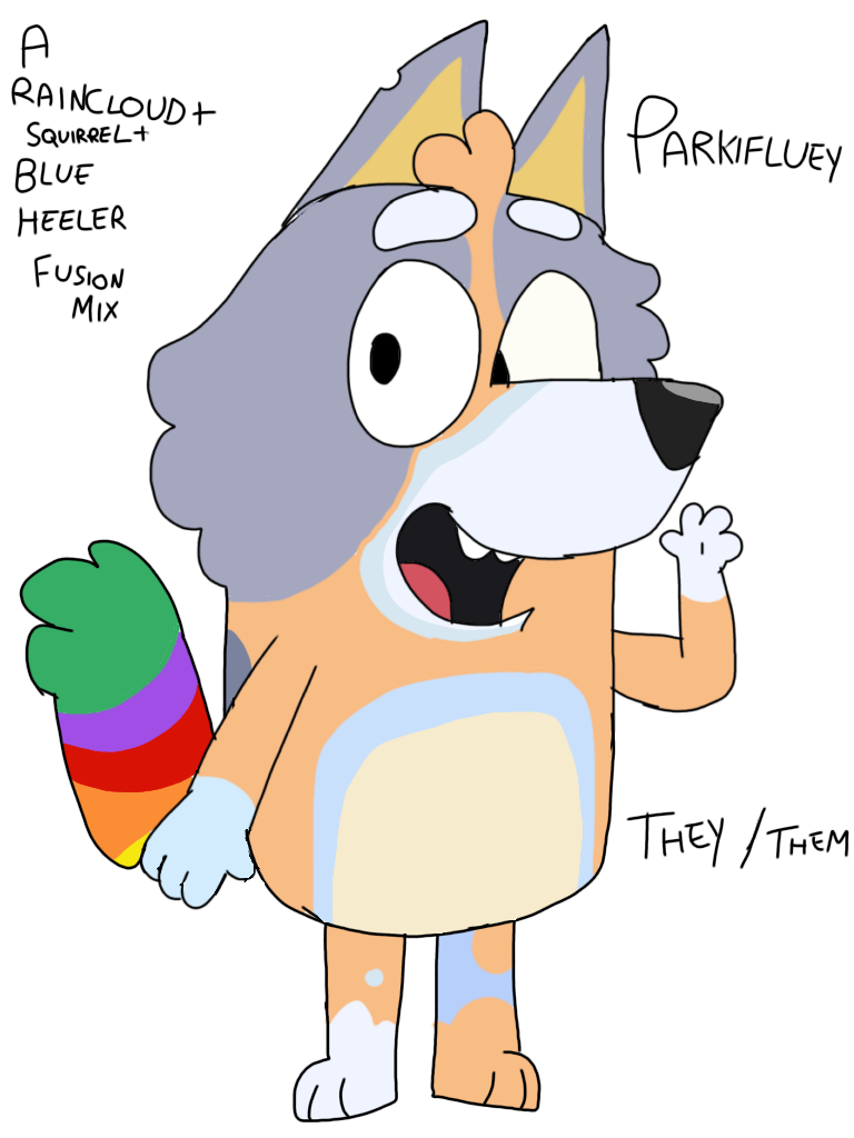Parkifluey, the 3 in 1 fusion by RPS-addicted on DeviantArt