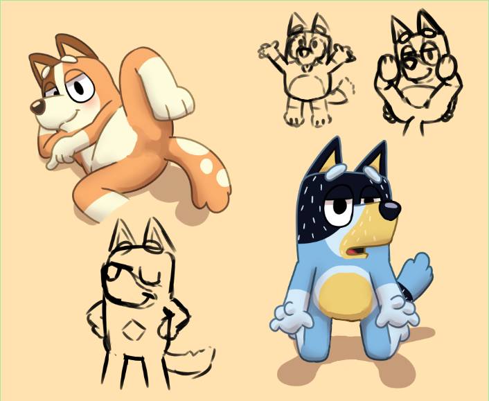 Fixed r34 of Bluey by TheGyreArchive2005 on DeviantArt