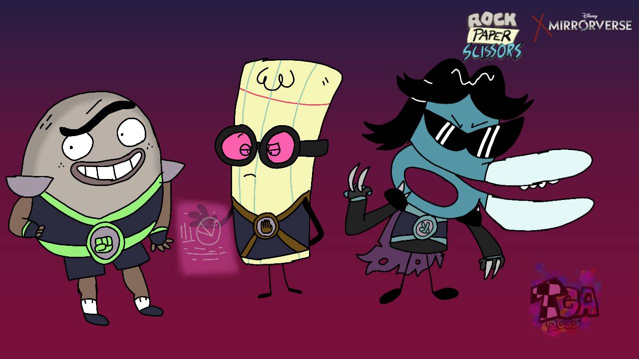 Mirrorverse AU - Rock, Paper and Scissors by RPS-addicted on DeviantArt