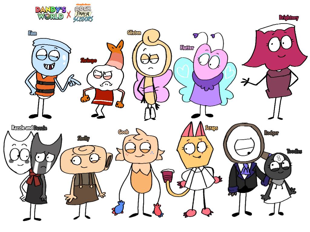 Dandy's World toons as RPS characters part 2 by RPS-addicted on DeviantArt