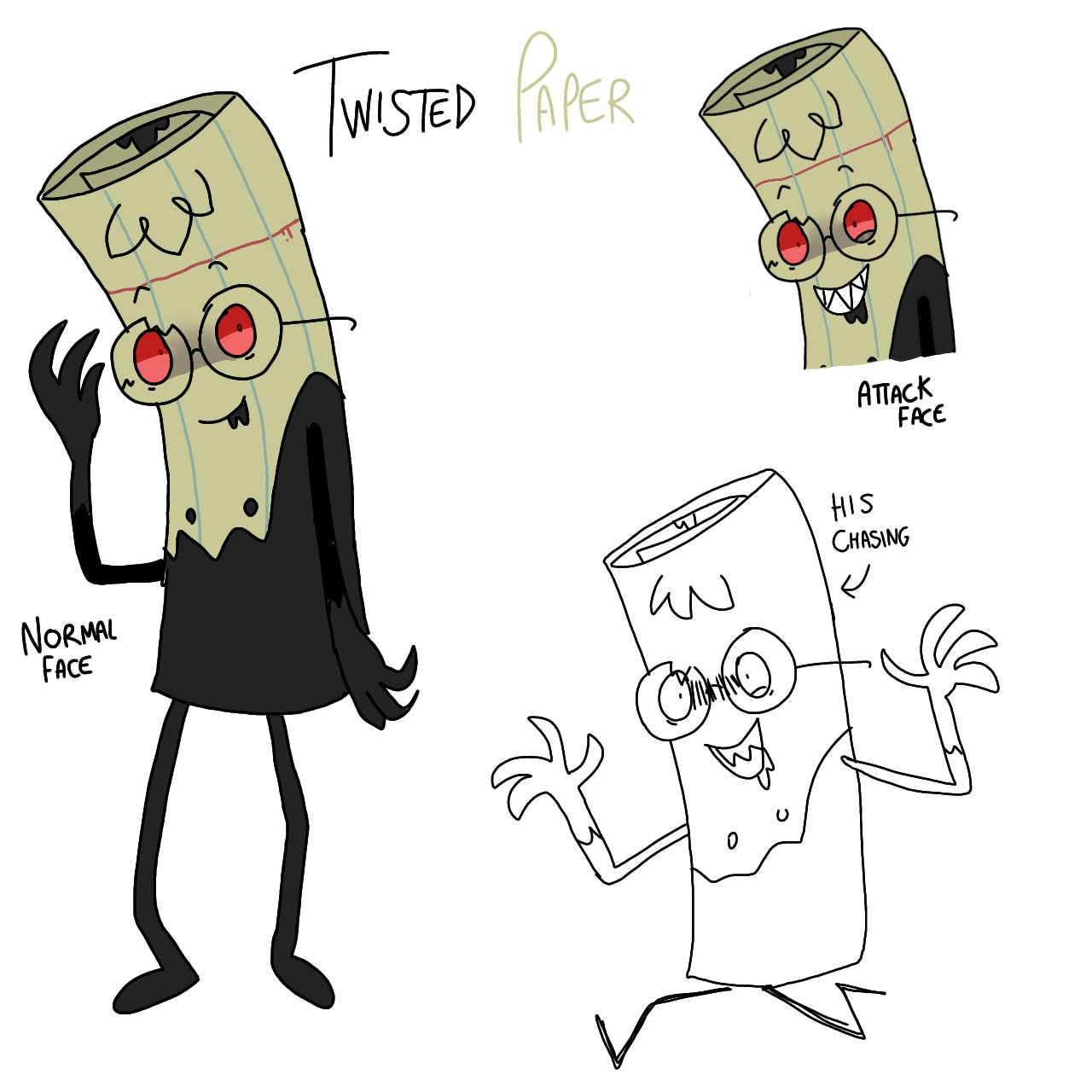 RPS x DW: Twisted Paper concept sheet by RPS-addicted on DeviantArt