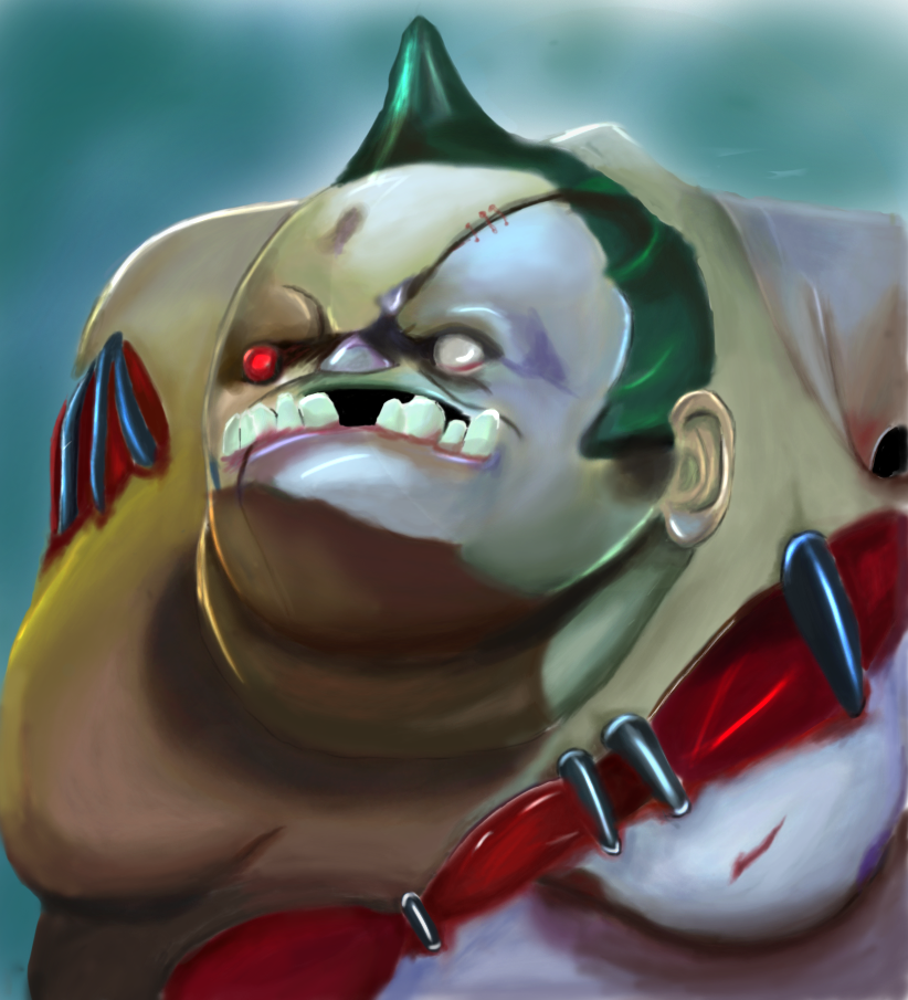 Pudge Draw Dota 2 Pudge Portrait