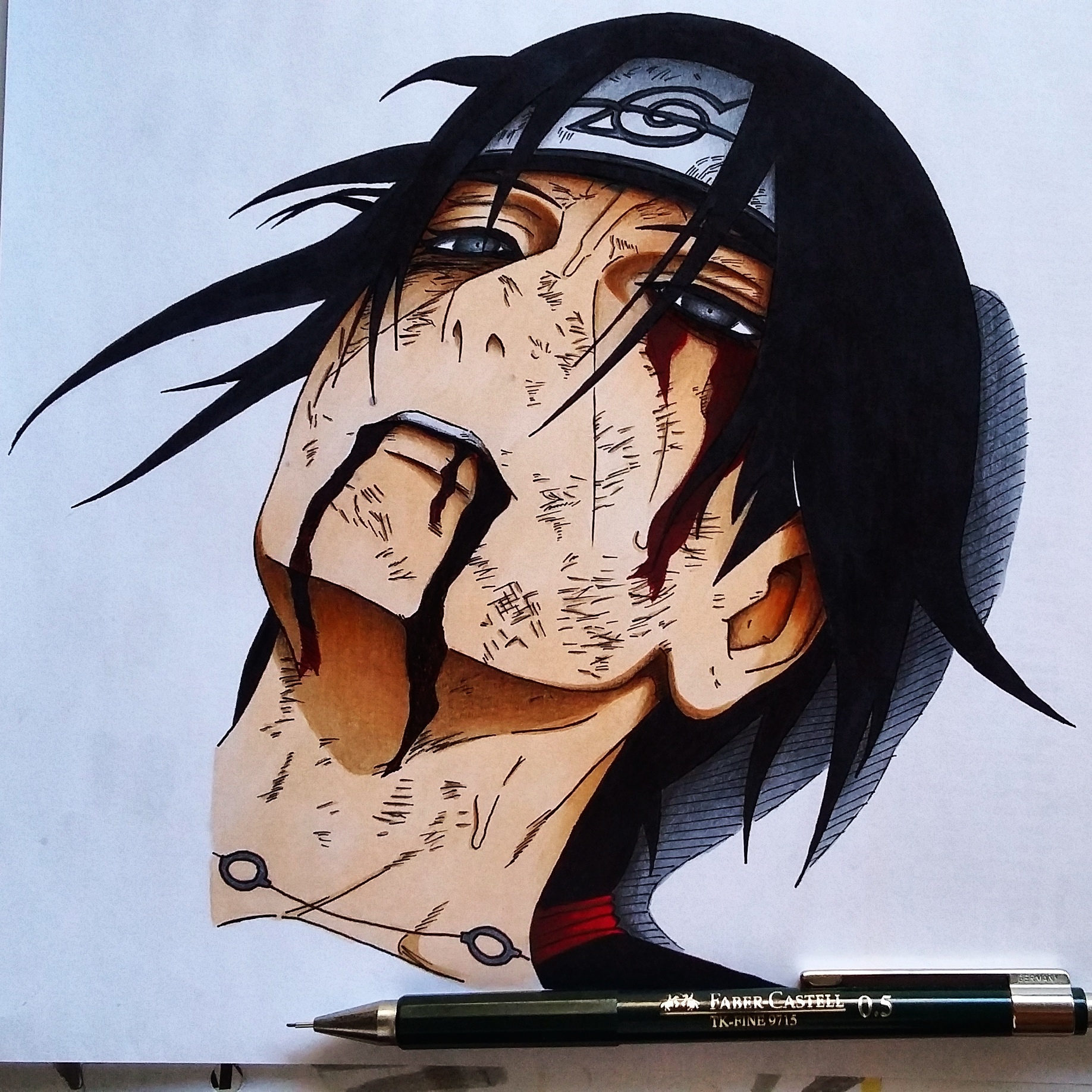 ITACHI DEATH DRAWING by hiraysin on DeviantArt