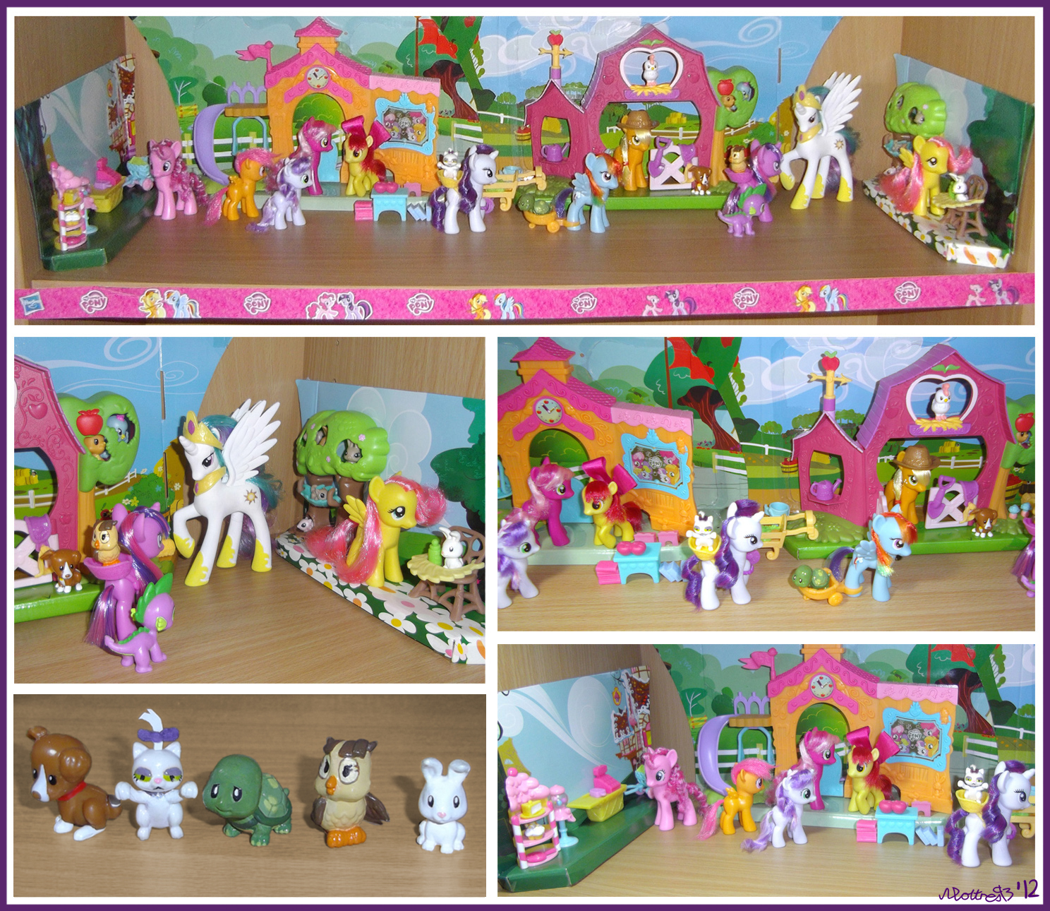 Busy Day in Ponyville (My MLP collection)