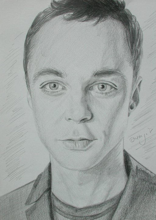 Jim Parsons Portrait by sadpunkski on DeviantArt