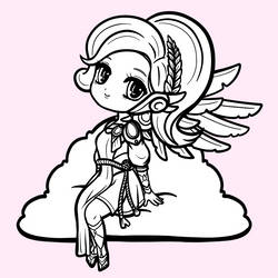 Mercy Winged Victory Skin Chibi