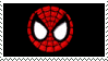 Spider-Man face stamp