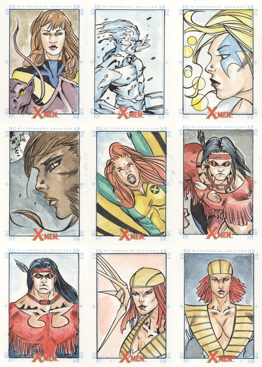 Xmen Archives Sketchcards 12