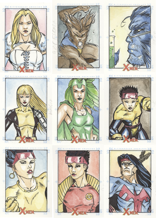 Xmen Archives Sketchcards 14