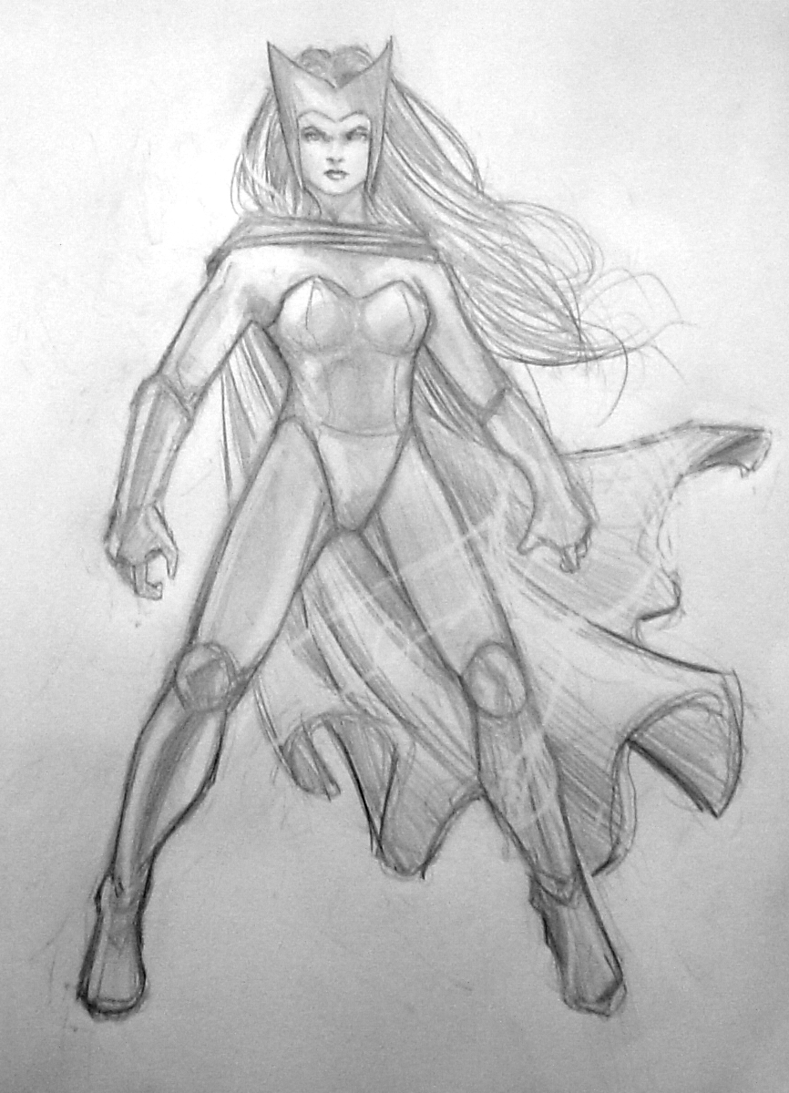 Scarlet Witch Sketch NYCC 2011