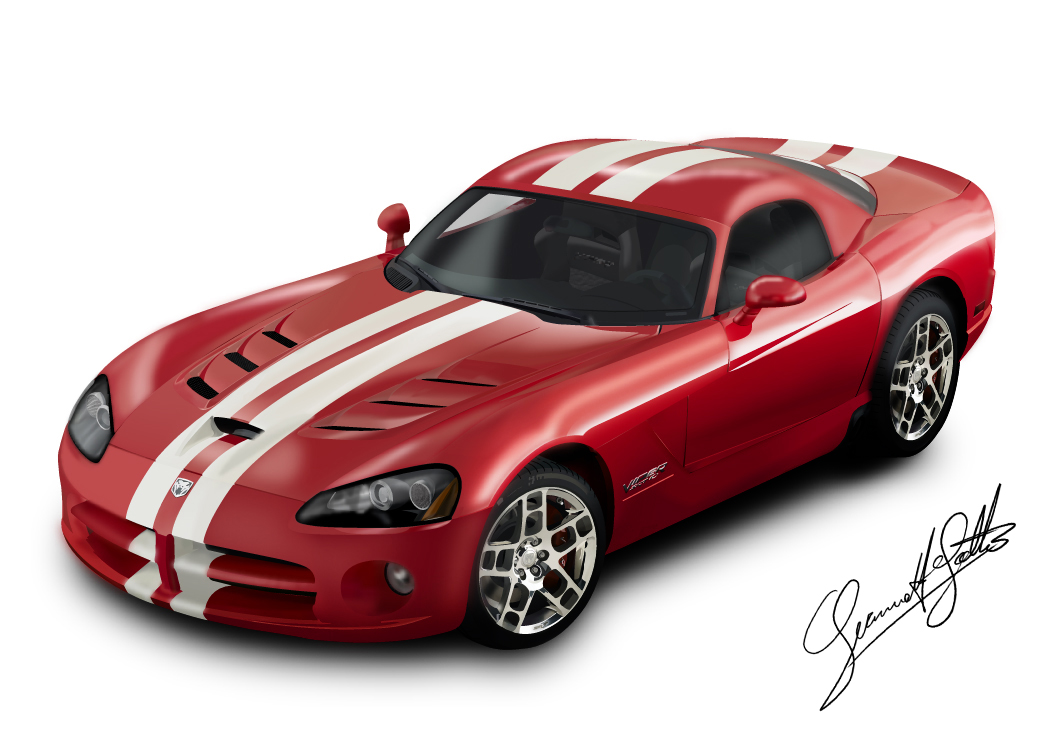 Dodge Viper  Illustrator