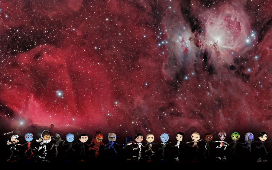 Mass Effect Gang - Red by cleothemuse