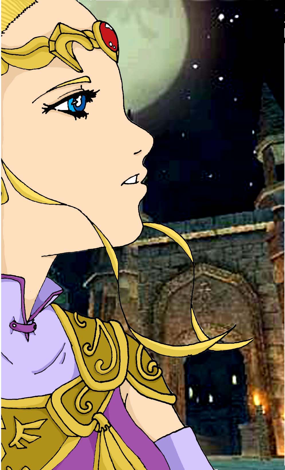 Princess Zelda colored