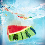 splashy watermelon by ByLaauraa