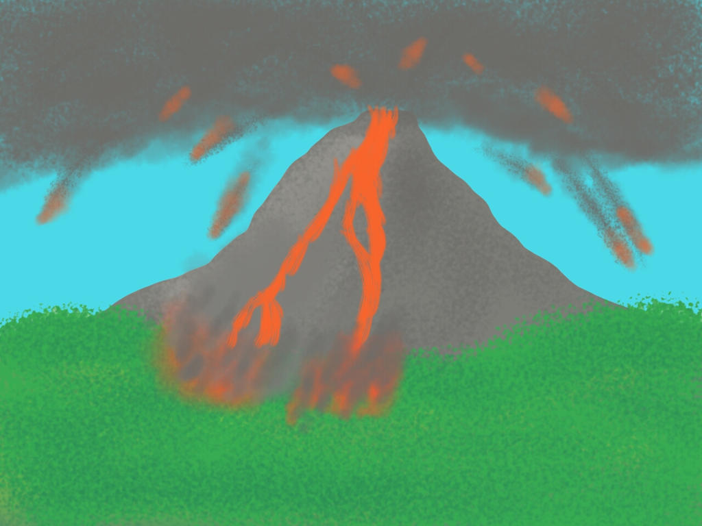 Volcano Deviantart Volcano by DR4GONDUDE on DeviantArt
