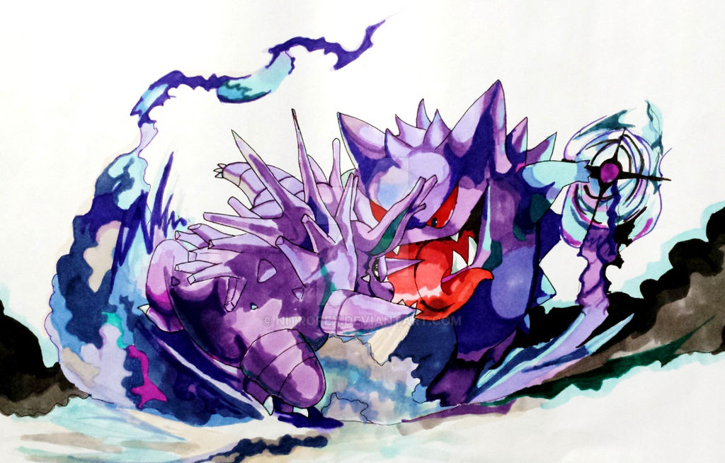Pokemon - first battlePokemo with markers by NitroRex on DeviantArt