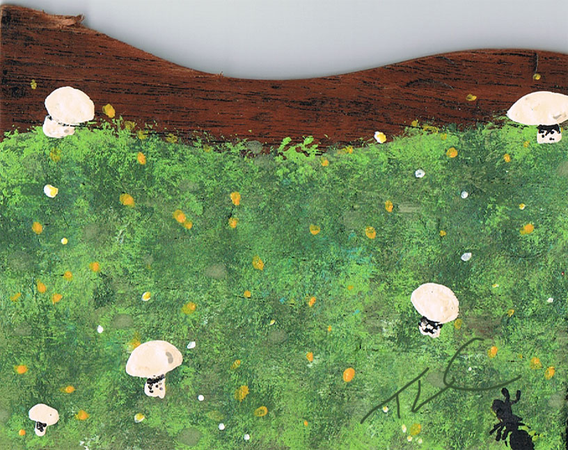 Moss+Mushrooms