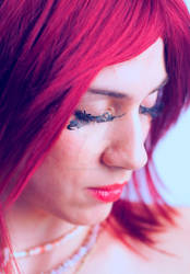 Ruby Red Wig