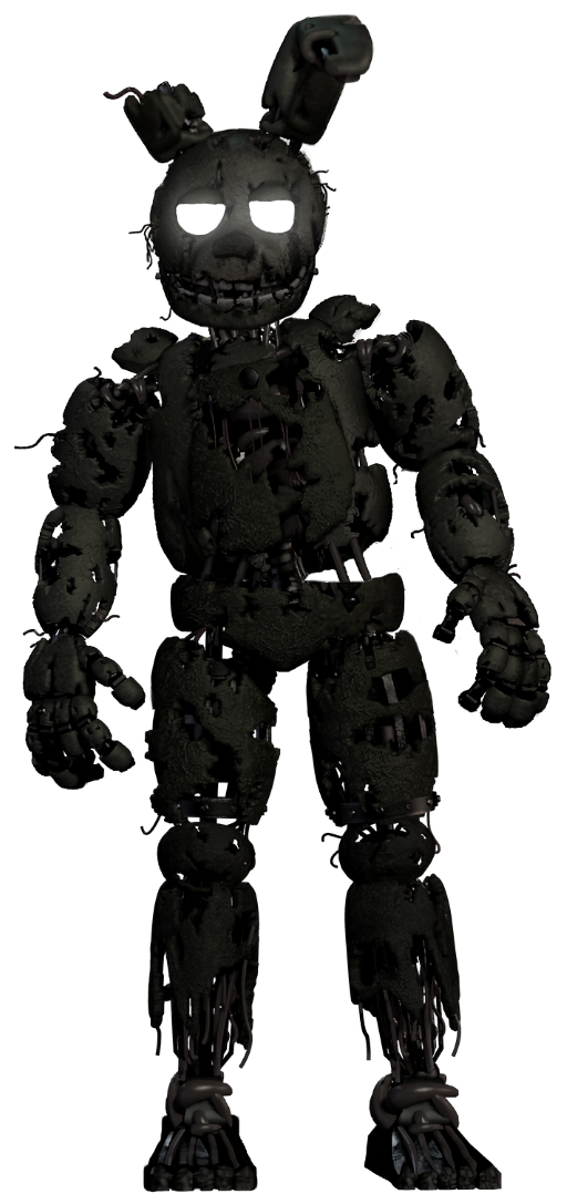 Hoax Dark Springtrap recreation by Taptun39 on DeviantArt