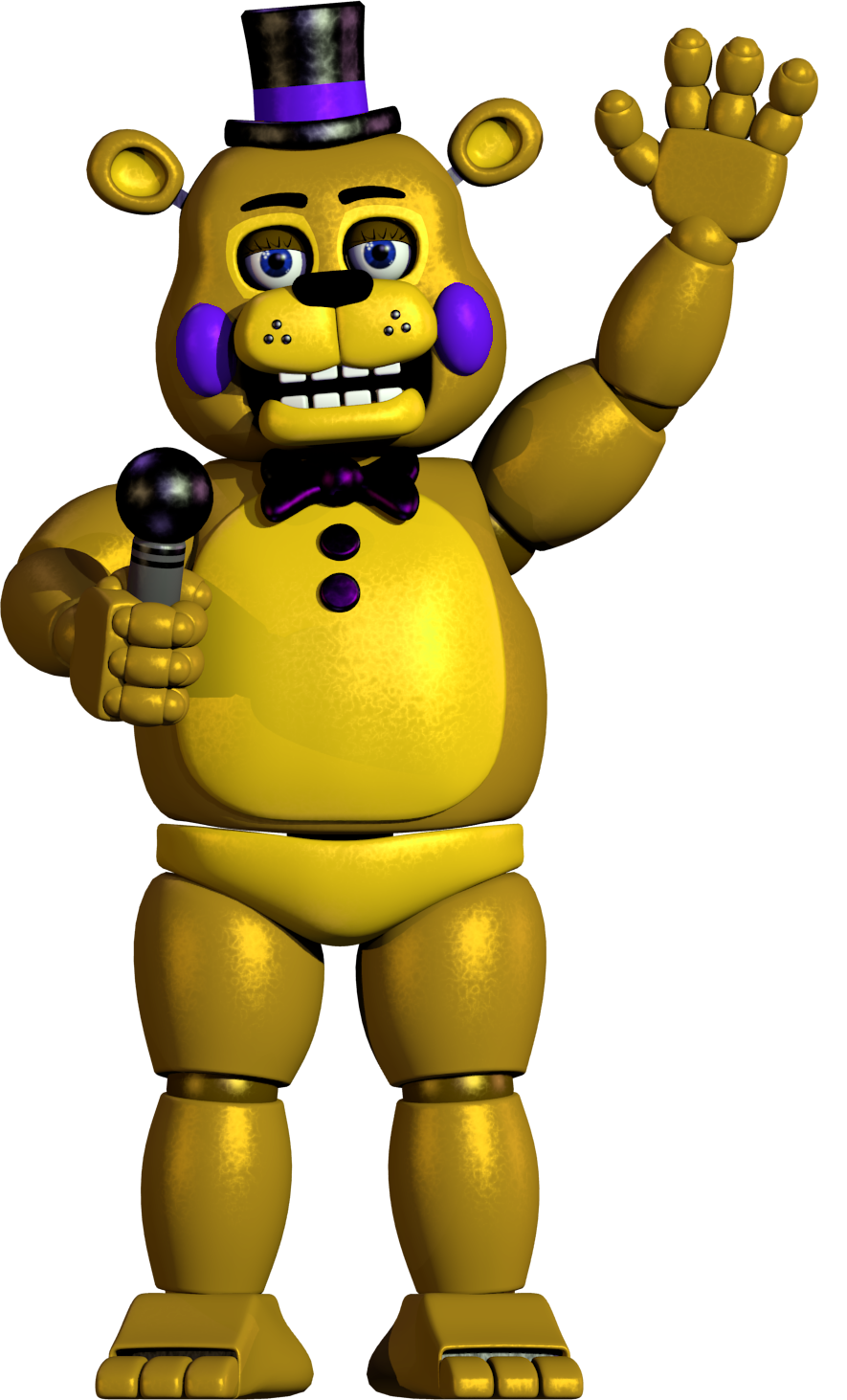 Toy Fredbear (FNaFredbear's Family Diner 2 Remake) by Taptun39 on DeviantArt