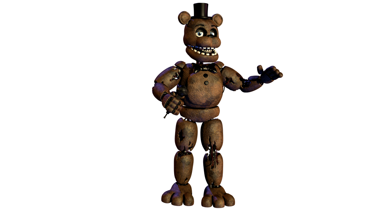 Contorted Freddy Curvy Withered Freddy render by Taptun39 on DeviantArt