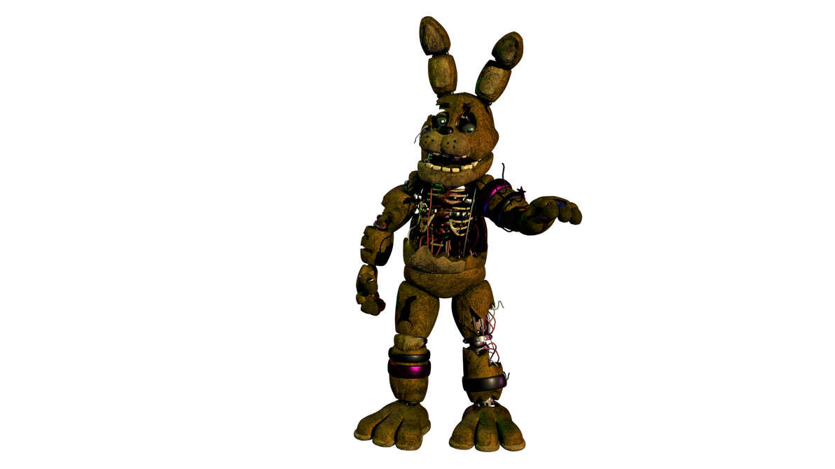 Classic Springtrap render by Taptun39 on DeviantArt
