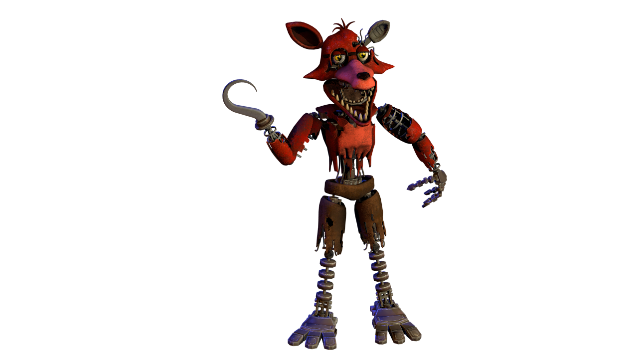 Withered Foxy FNaF VR HW - Download Free 3D model by Captian Allen