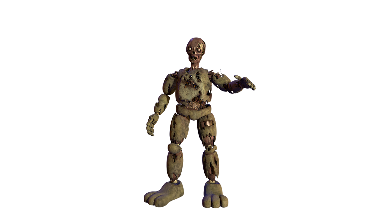 The Twisted Ones Springtrap (without mask) by Taptun39 on DeviantArt