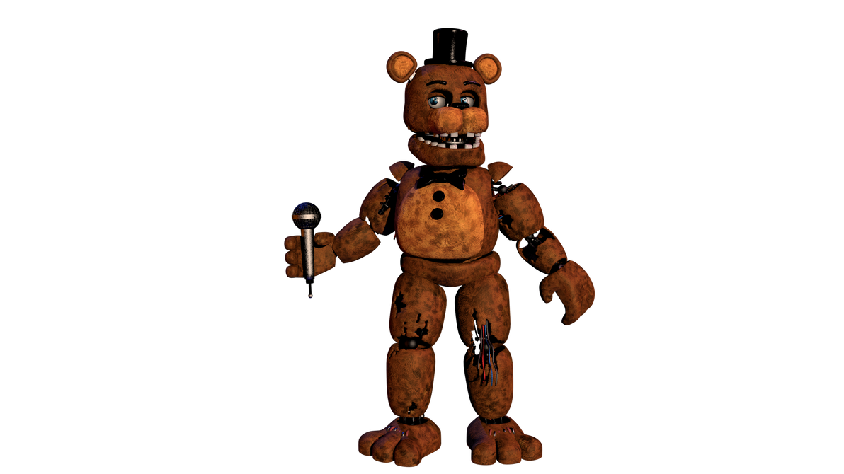 Five Nights at Freddy's Custom Withered Animatronics Poster for